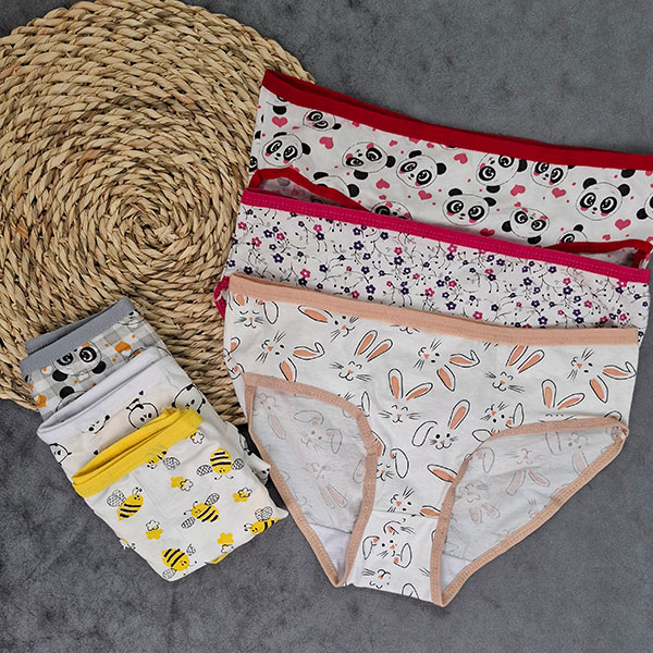 شورت نخی زنانه مدل طرحدار کد 123(پک سه عددی)